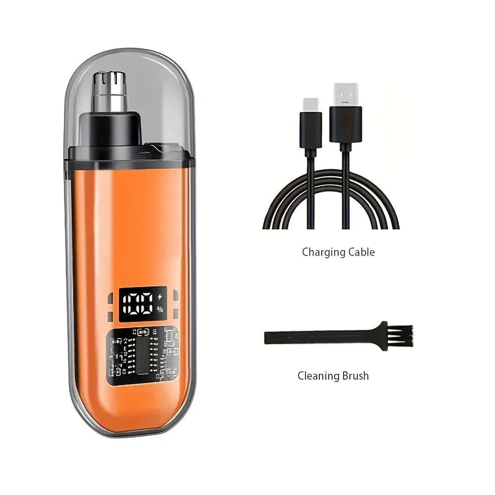 Aparador Elétrico de Nariz e Ouvidos – USB‑C Recarregável