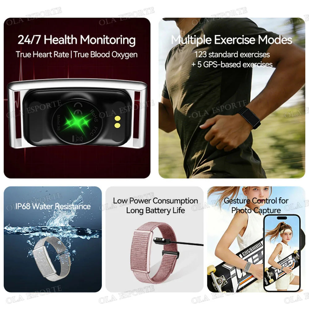 Smartwatch Fitness  – 30 Dias de Autonomia + Monitorização 24/7