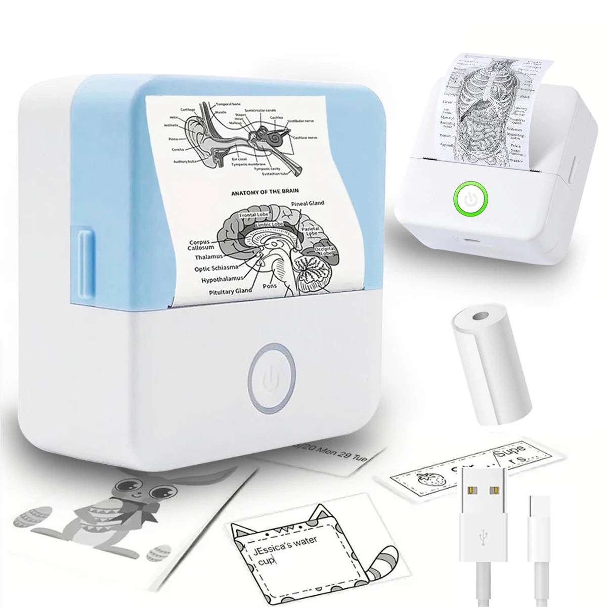 Mini Impressora de Etiquetas Bluetooth