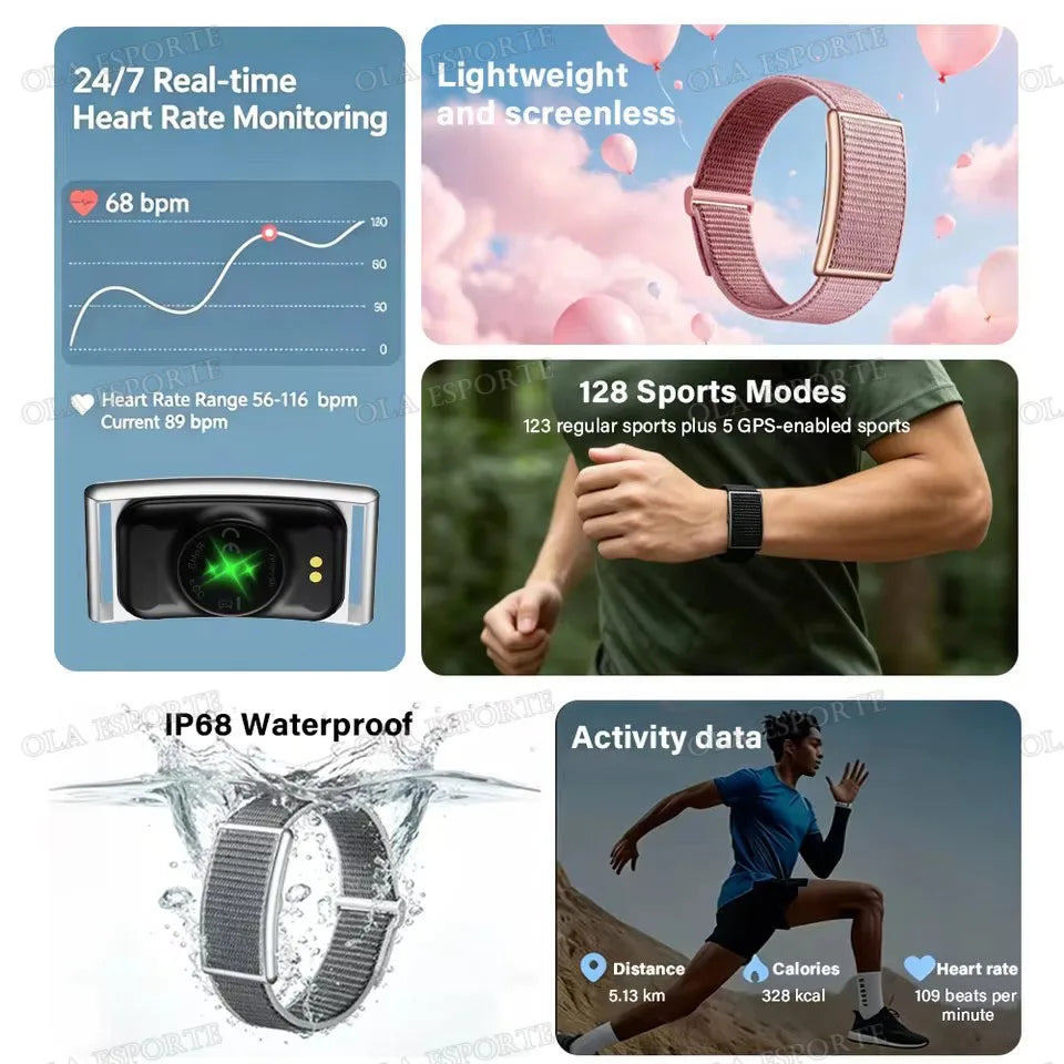 Smartwatch Fitness  – 30 Dias de Autonomia + Monitorização 24/7