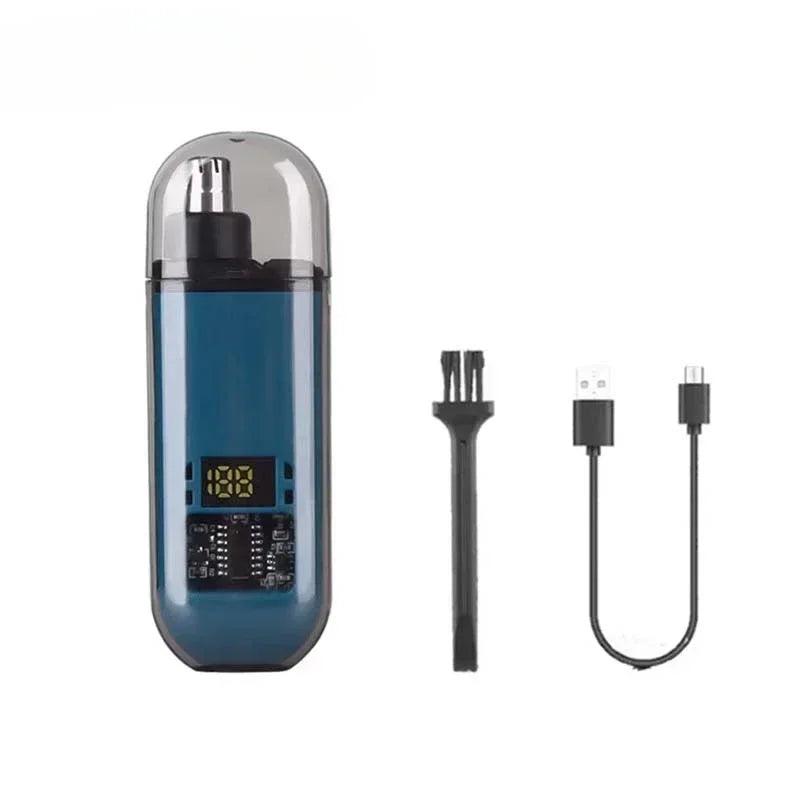 Aparador Elétrico de Nariz e Ouvidos – USB‑C Recarregável