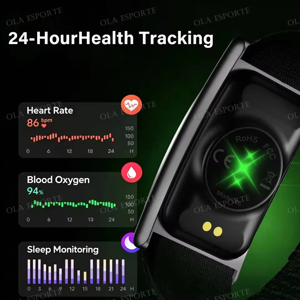 Smartwatch Fitness  – 30 Dias de Autonomia + Monitorização 24/7