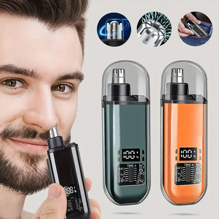 Aparador Elétrico de Nariz e Ouvidos – USB‑C Recarregável