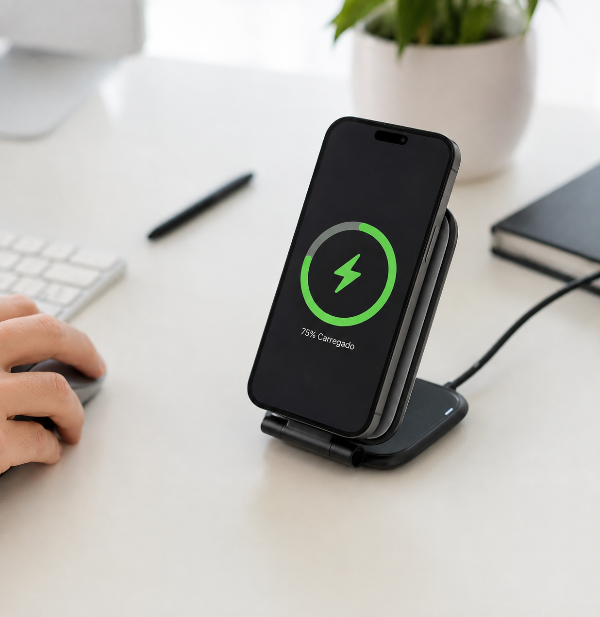 Suporte Magnético Dobrável para Telemóvel