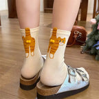 Meias 3D Gato - 2 Pares