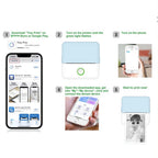Mini Impressora de Etiquetas Bluetooth
